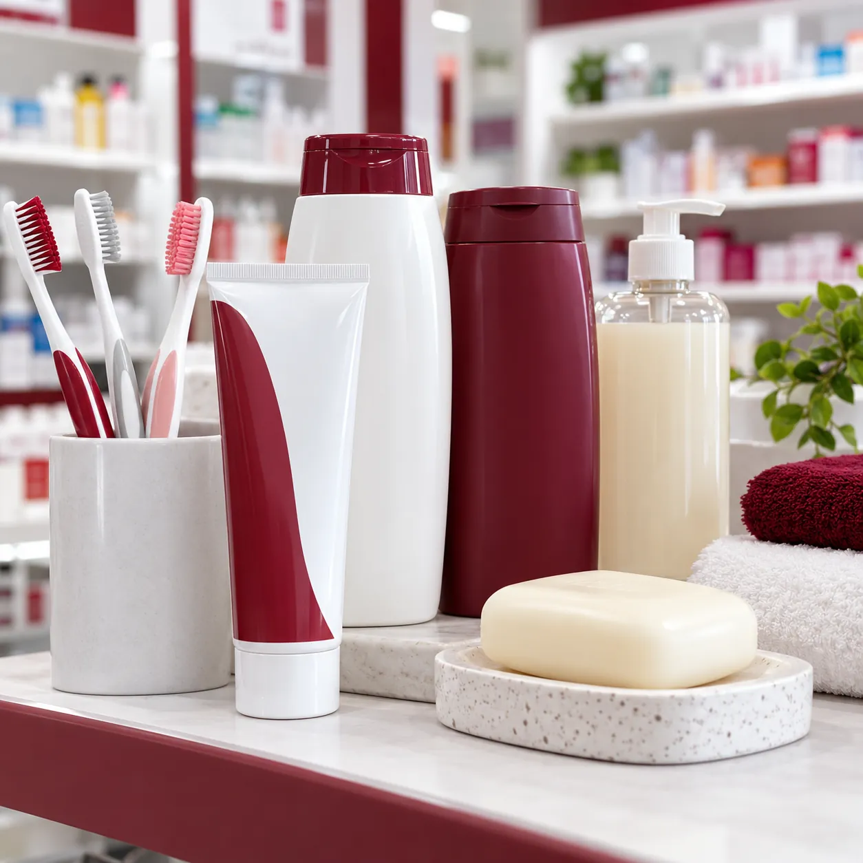 Produtos de higiene e cuidados pessoais